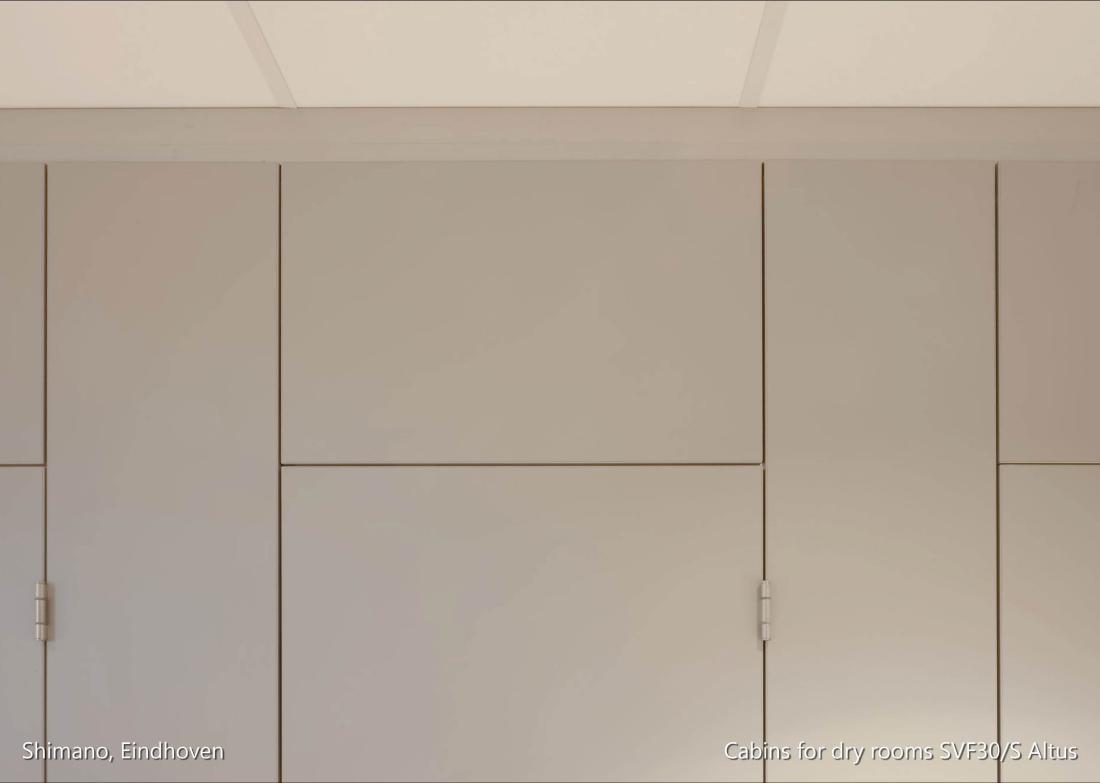 Shimano, Eindhoven_Cabins for dry rooms SVF30/S