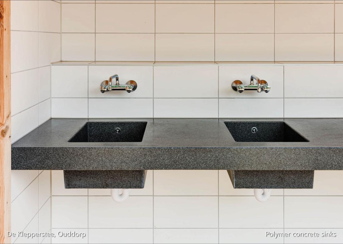 Klepperstee, Ouddorp_Polymer concrete sink