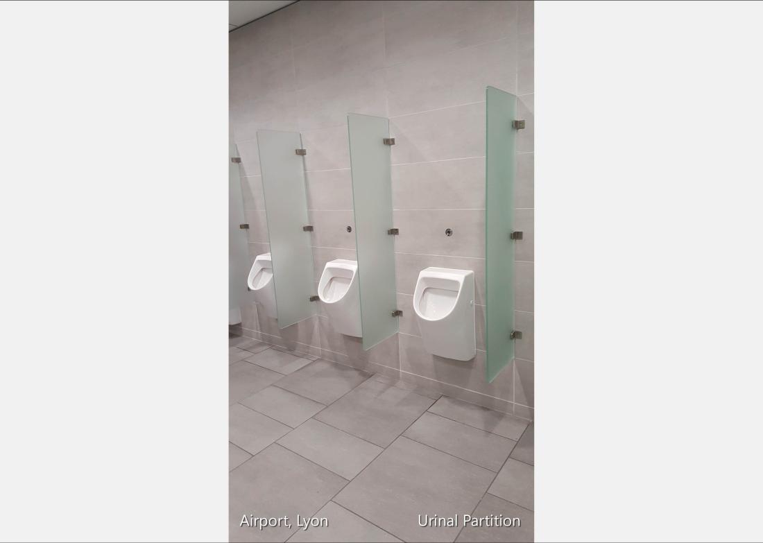 Airport, Lyon_Urinal Partition