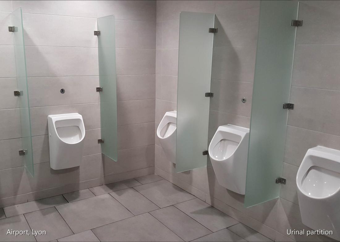 Airport, Lyon_Urinal Partition