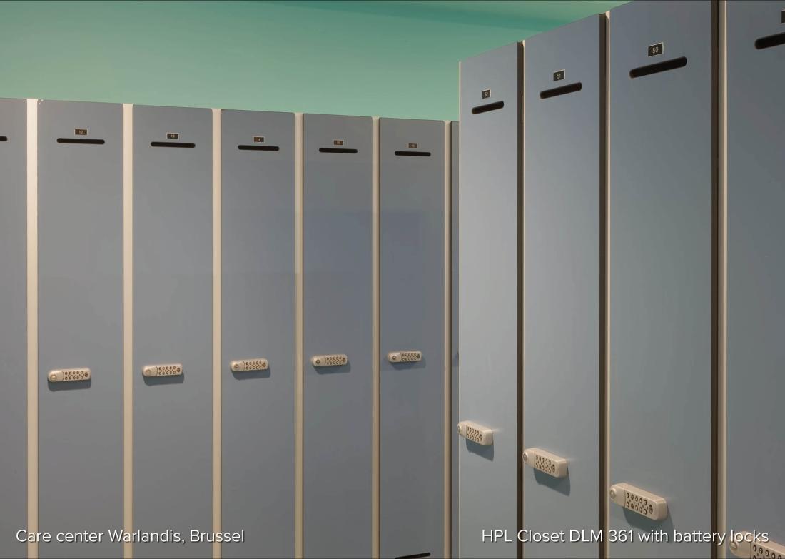Residential and care center, Brussels_HPL closet DLM 361