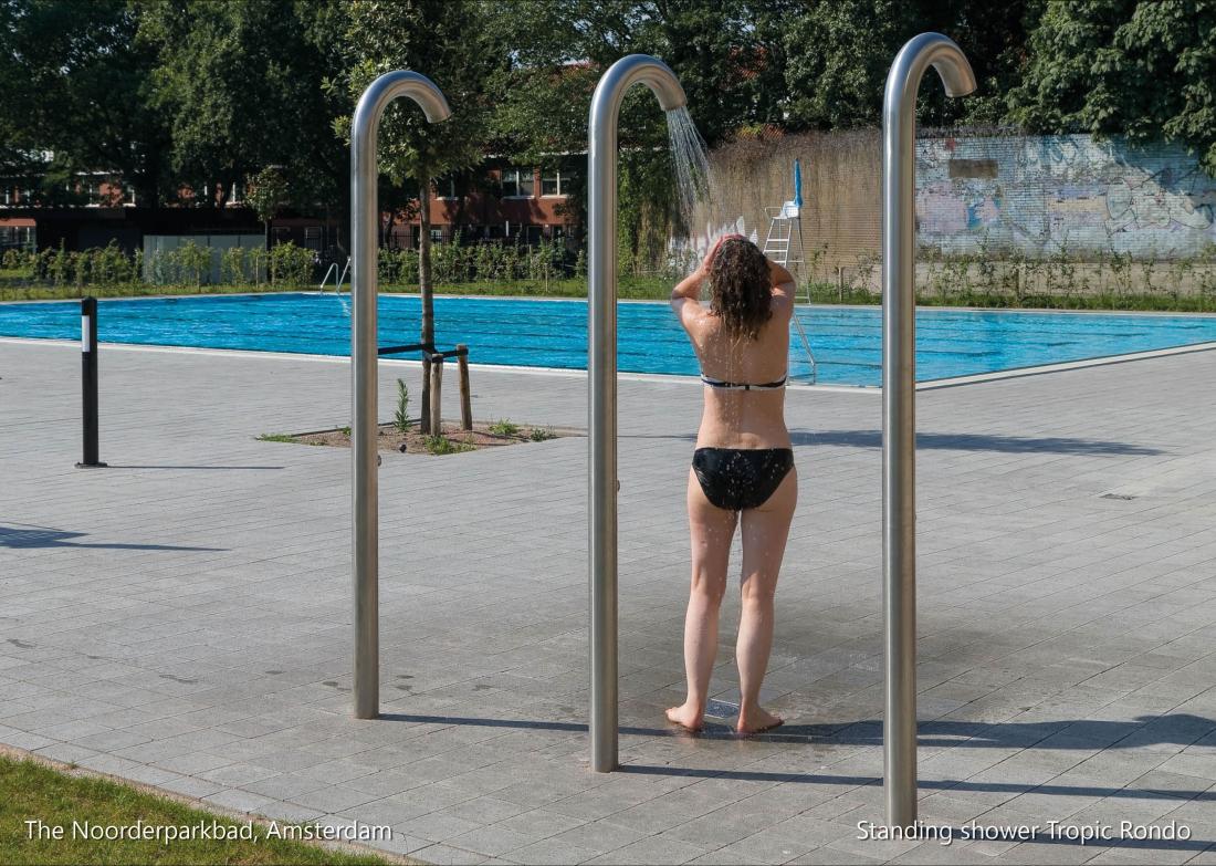 The Noorderparkbad, Amsterdam_Standing shower Tropic Rondo