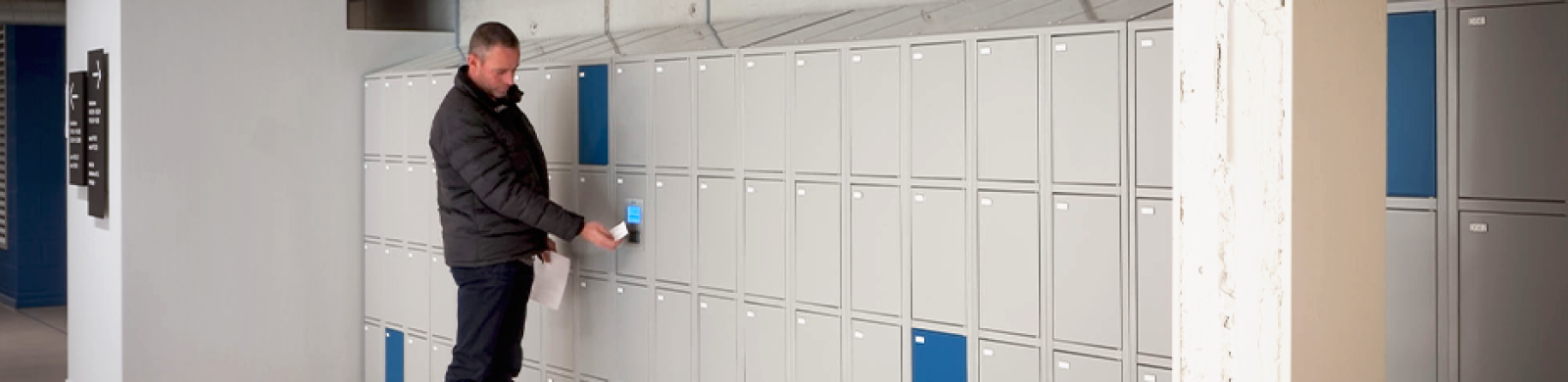 Lockers en vakkenkasten