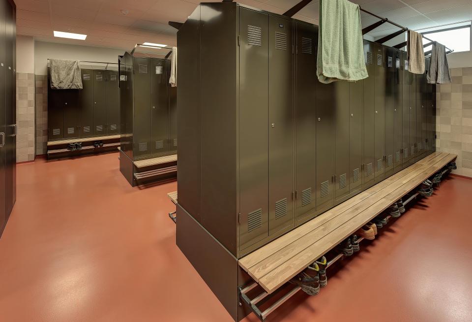 Kleedkamer fabriek Gent