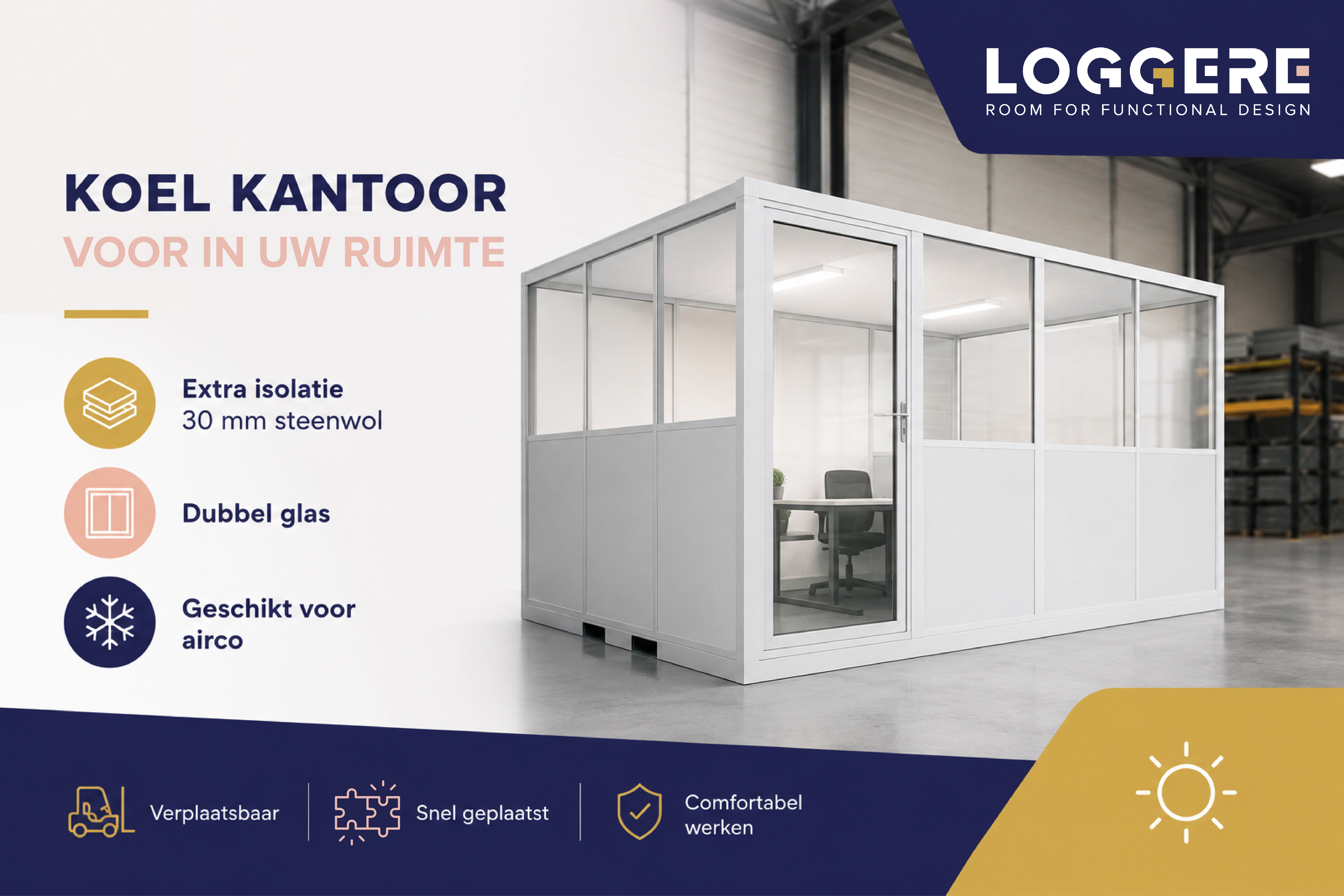 Prefab kantoorunit