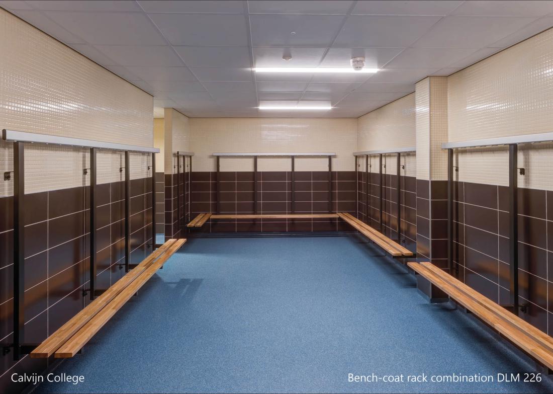 Calvijn college_Bench-coat rack combination_DLM 226