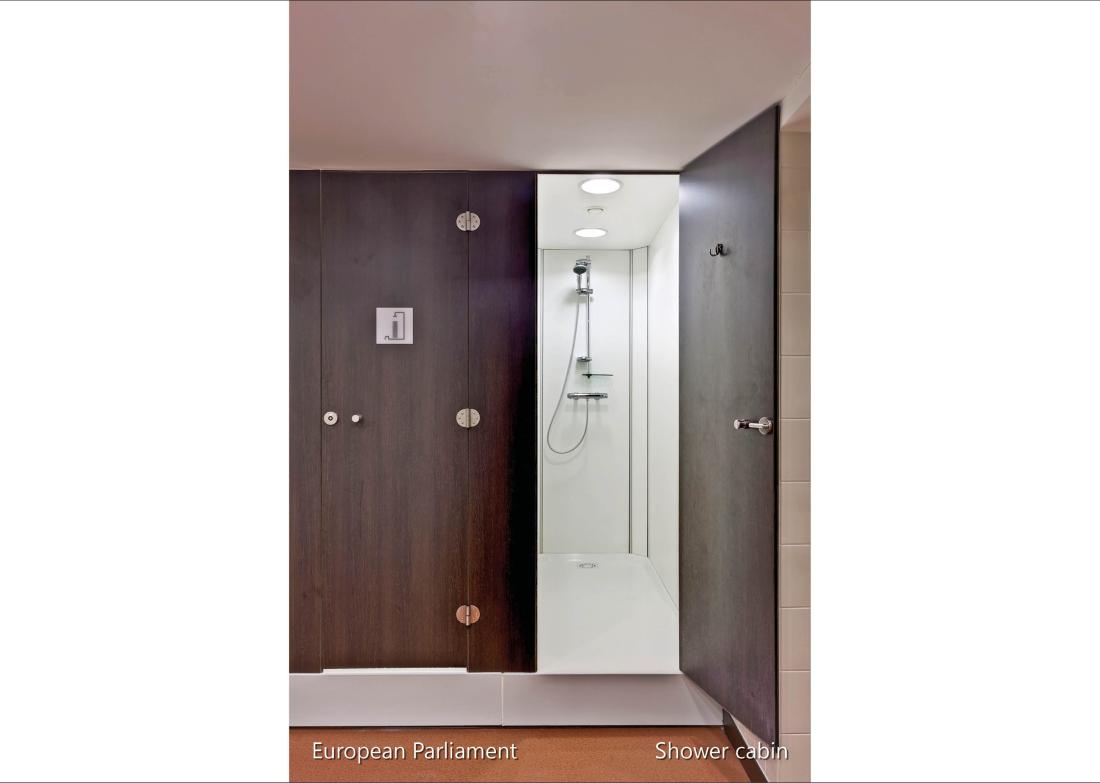 European Parliament_Shower cabin