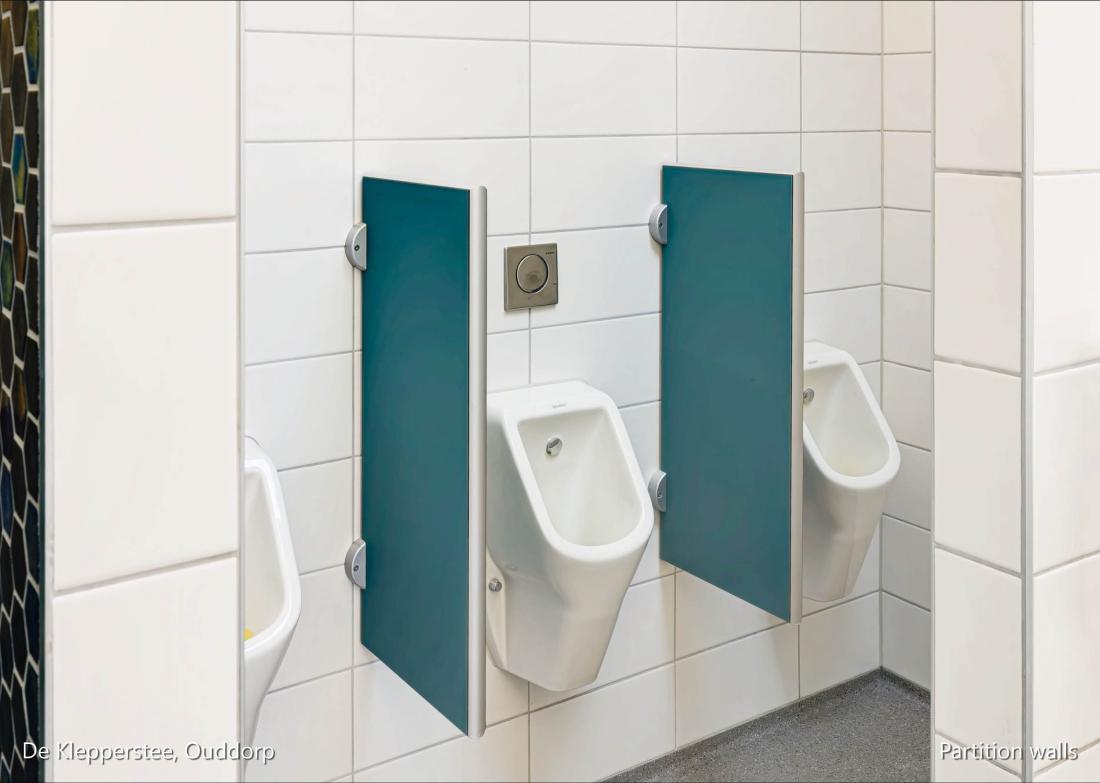 Klepperstee, Ouddorp_Urinal partitions