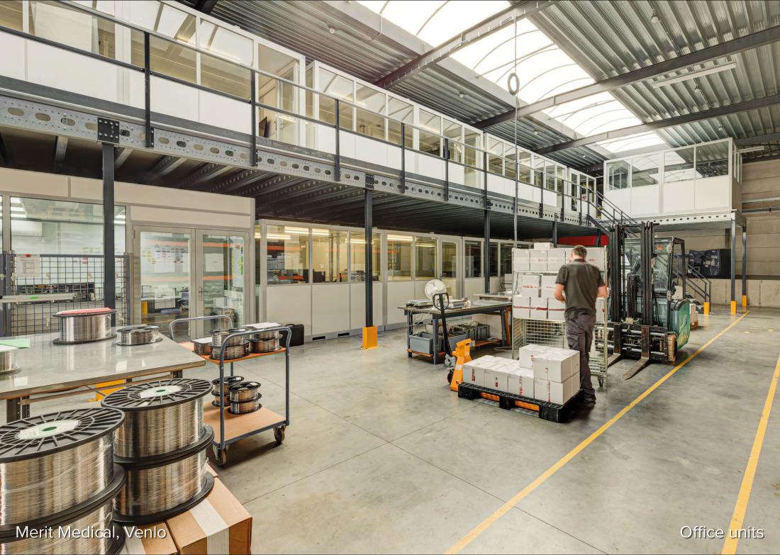 Merit Medical, Venlo_Office unit