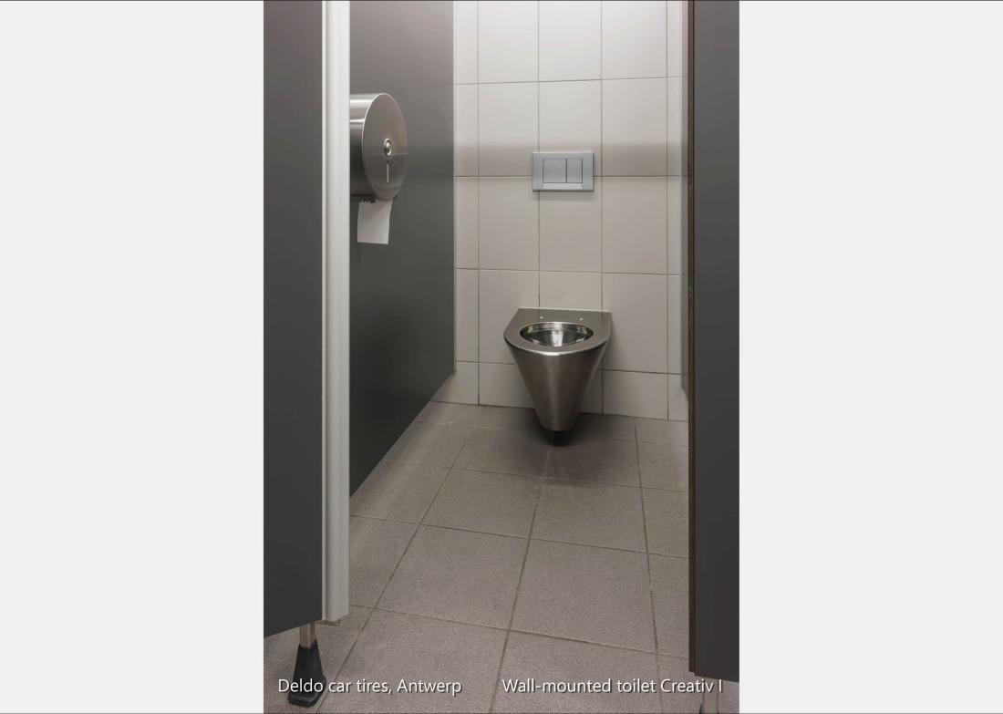 Deldo car tires, Antwerp_Wall-mounted toilet Creativ I