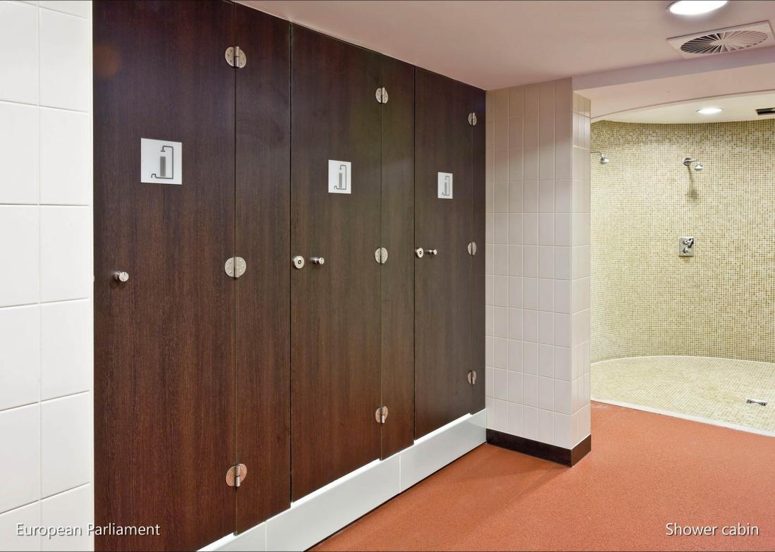 European Parliament_Shower cabin