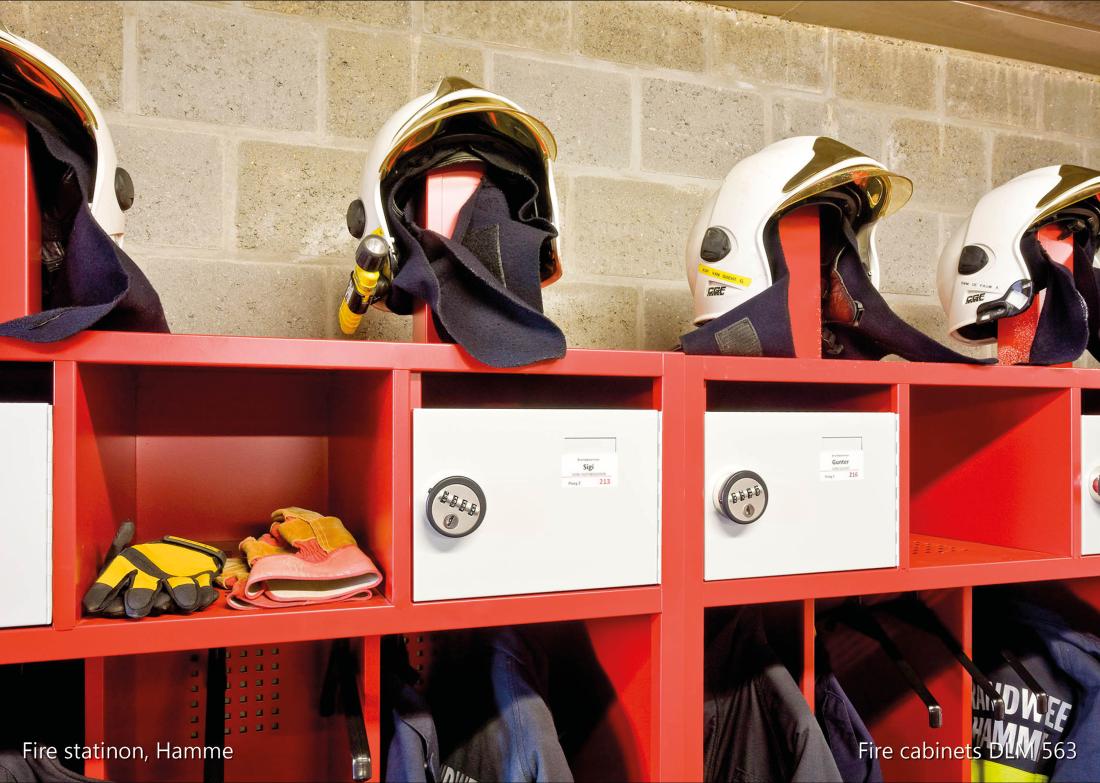 Fire station, Hamme_Fire cabinets