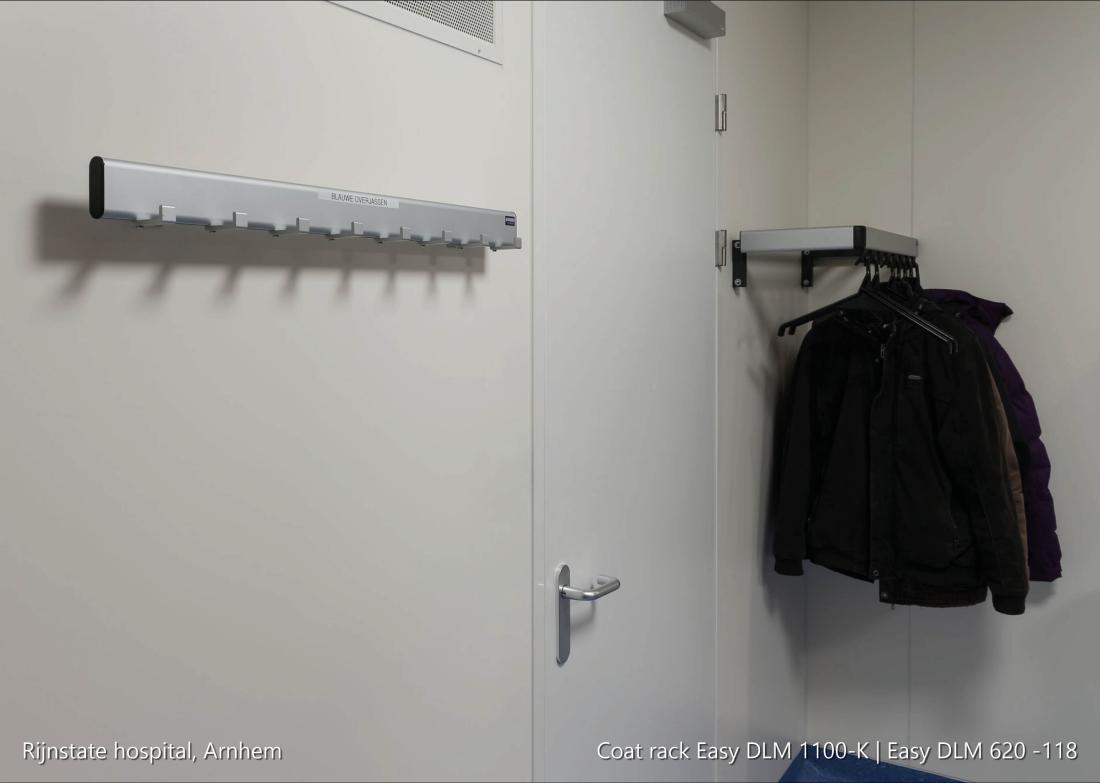 Rijnstate hospital, Arnhem_Coat rack Easy DLM 1100-K & Easy DLM 620 -118