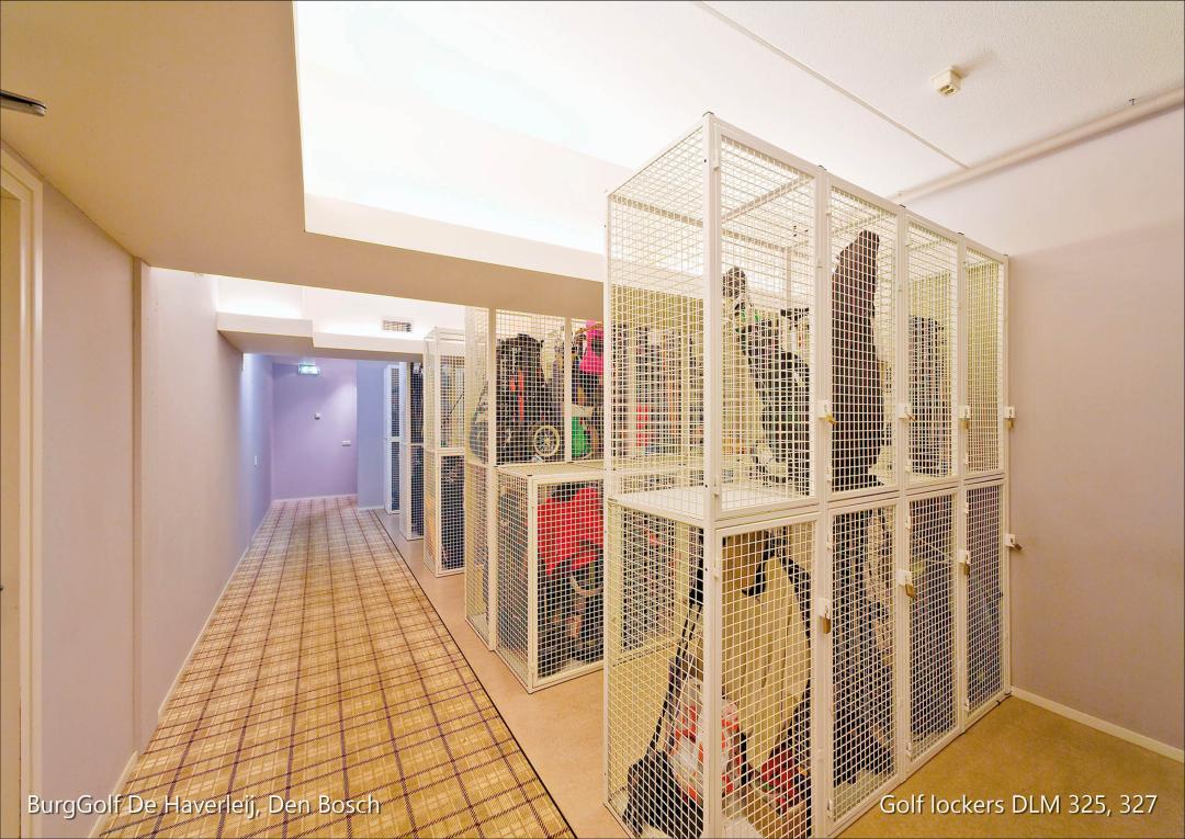 Burggolf Heverleij, Den Bosch_Golf lockers DLM 325 - 327
