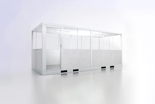 Kantoorunit 6x2 m Kantoorunit 2x6