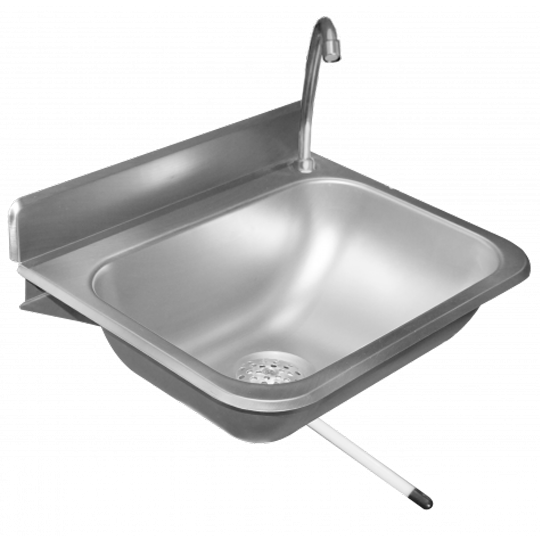 Mini muurwastafel Easy met kniebediening