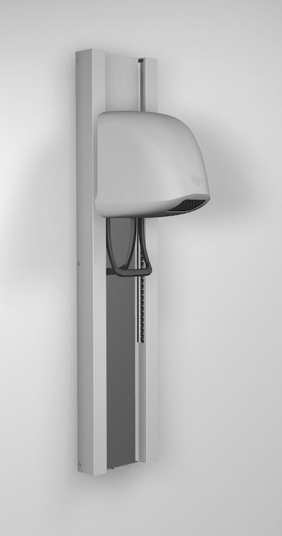 Sèche-cheveux REZ-Beluga V/S: avec réglage en hauteur et miroir