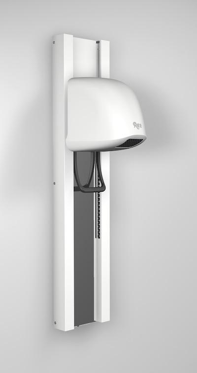Sèche-cheveux REZ-Beluga V/S: avec réglage en hauteur et miroir