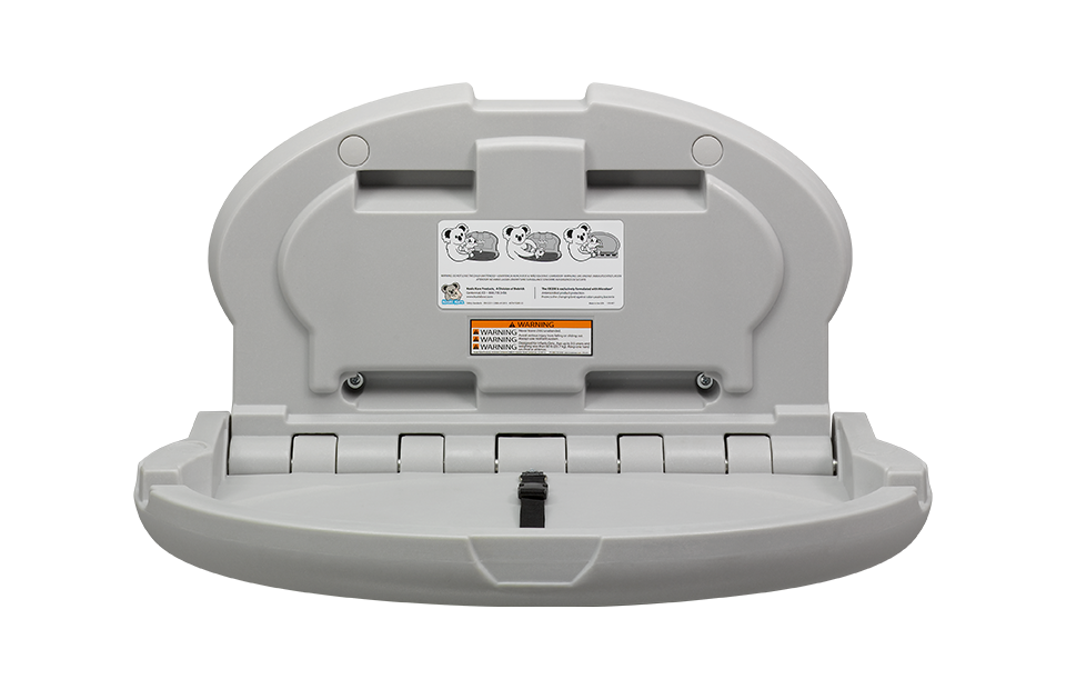 Oval Baby Changing Station - Grey
