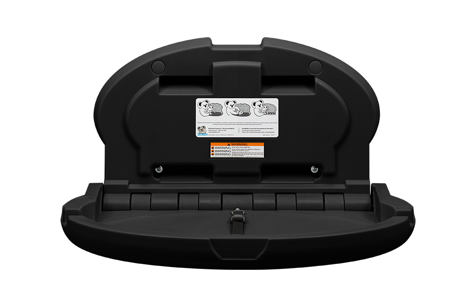 Oval Baby Changing Station - Black