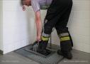 Fire station, Kasterlee_Built-in boot wash installation