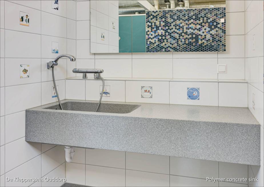 Klepperstee, Ouddorp_Polymer concrete sink