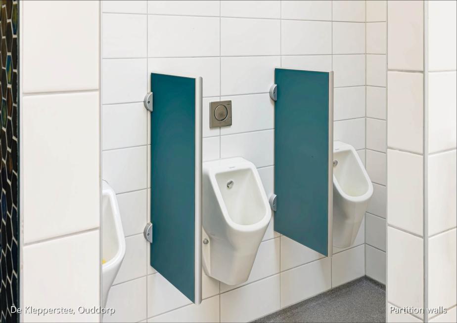 Klepperstee, Ouddorp_Urinal partitions