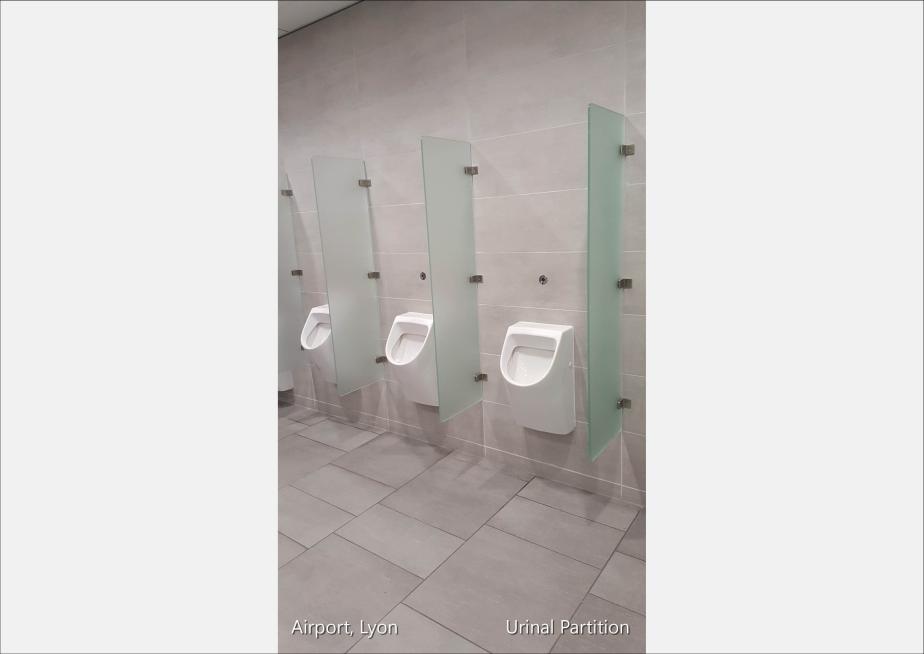 Airport, Lyon_Urinal Partition