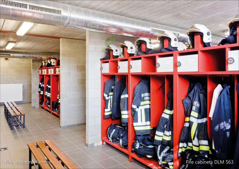 Fire station, Hamme_Fire cabinets